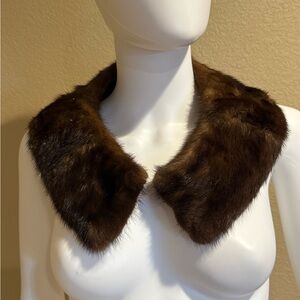 Mink fur stole unique vintage